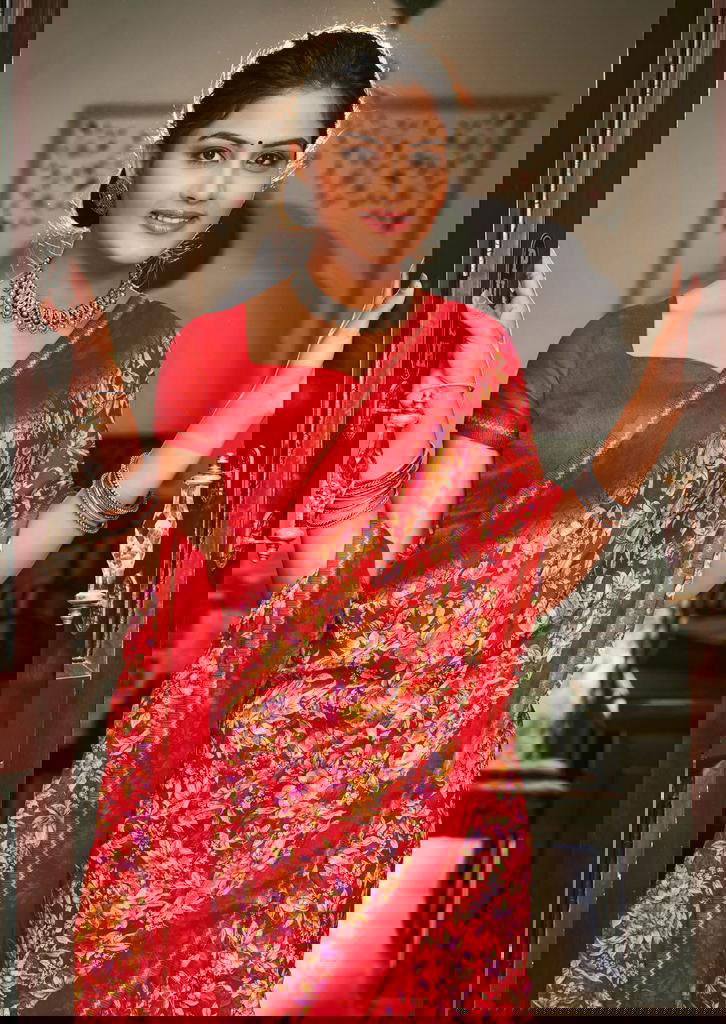 Lt Akshara Printed Ethnic Wear Wholesale Chiffon Sarees
